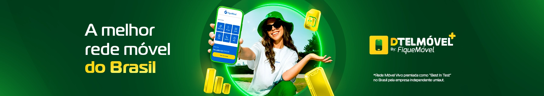 Planos Dtel Móvel - Os melhores planos de celular com 5G e internet ilimitada