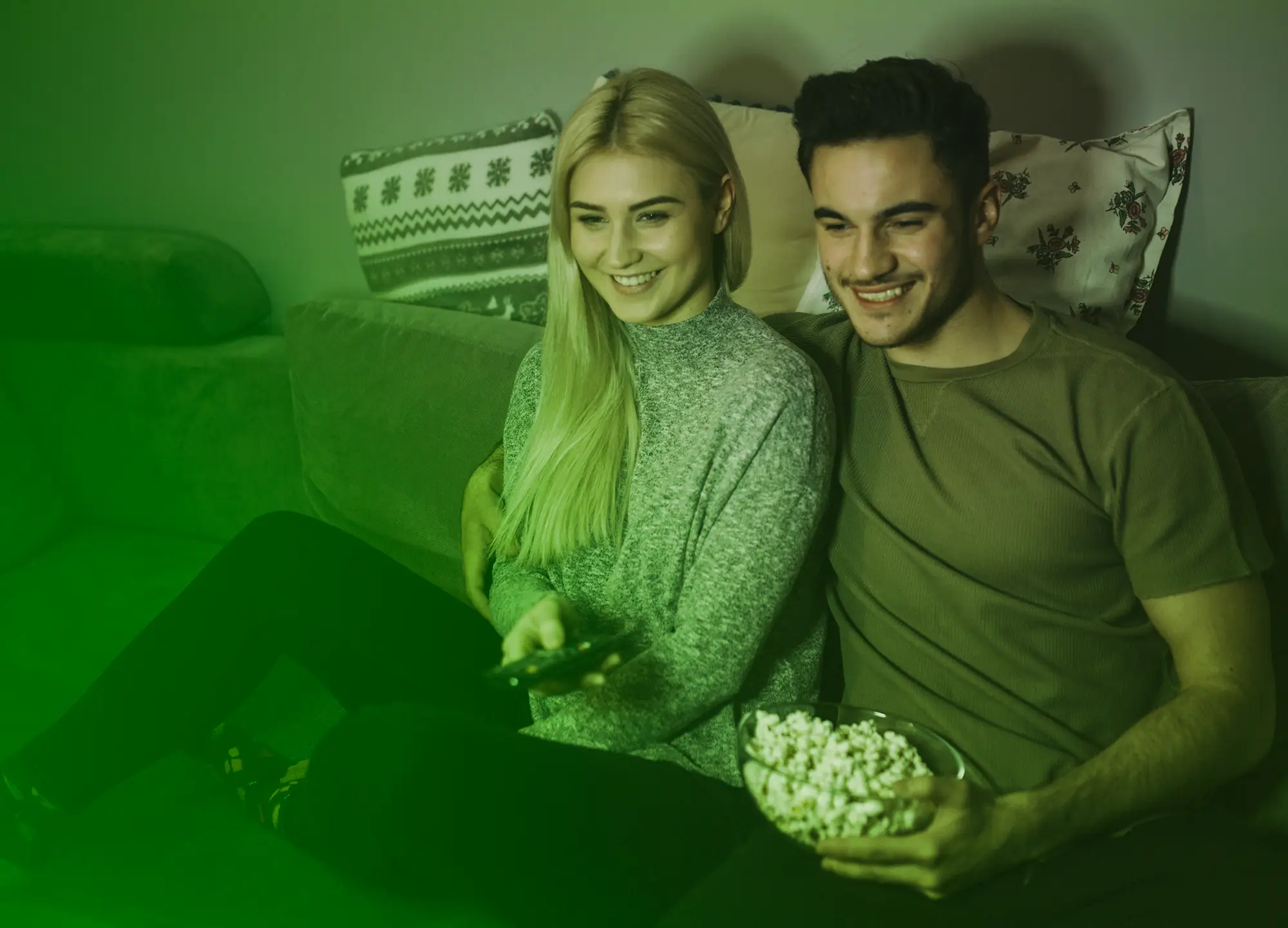 Mulher e Home comento pipoca